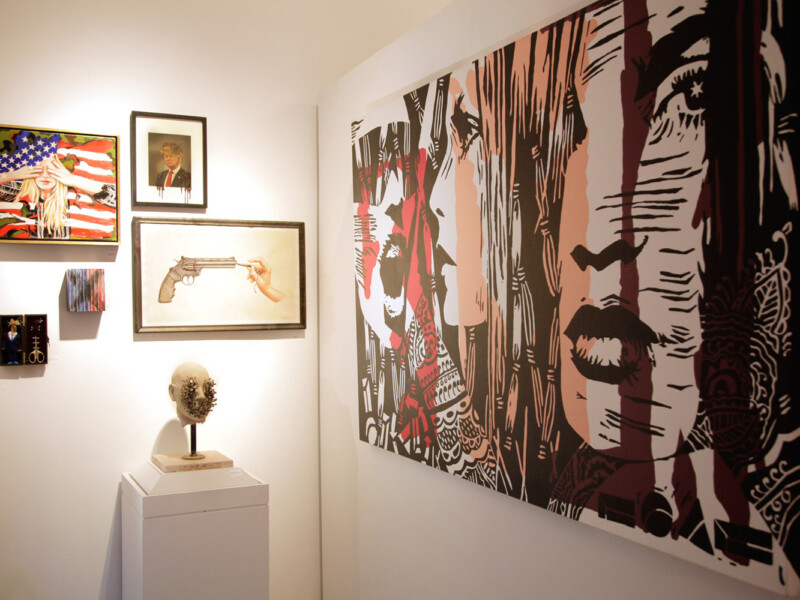 UPRISE / ANGRY WOMEN Exhibit artwork, The Untitled Space Gallery, New York